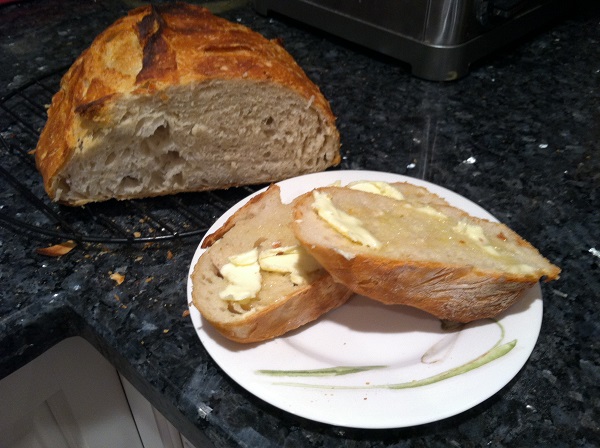 Easy, Wonderfully Crisp, Chewy, Air-Holey Artisan Bread