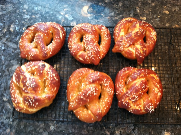 Soft Pretzels with Honey Mustard Dip